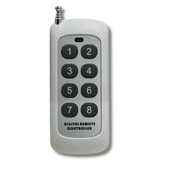ريموت تحكم لاسلكي
8 أزرار | تردد 433Mhz