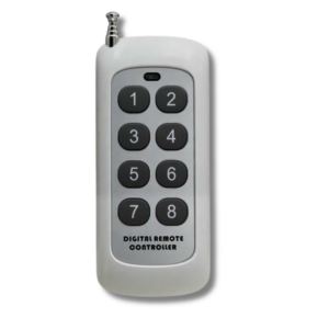 ريموت تحكم لاسلكي
8 أزرار | تردد 433Mhz
